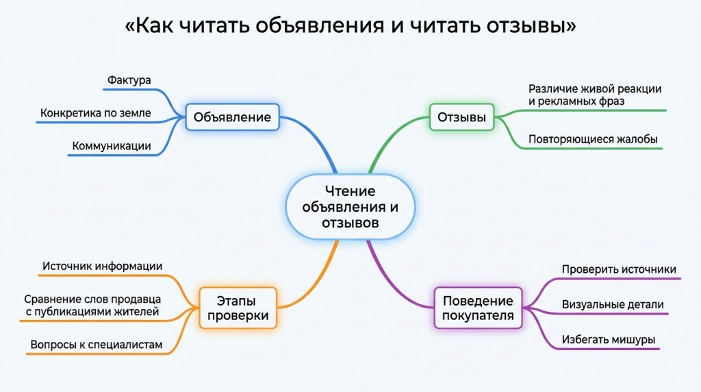 Как читать объявления и читать отзывы